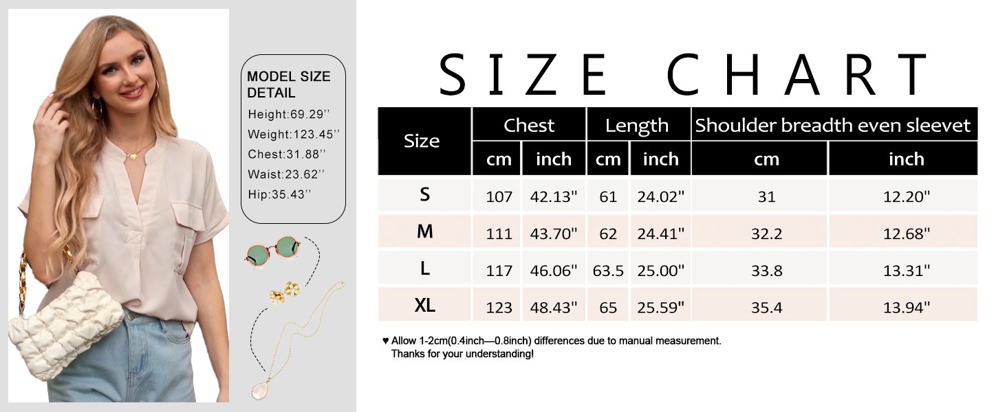 Womens Short Sleeve Blouse Summer