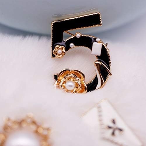 Celebrity Designer Jewelry Brooch Pins,Brooches with Imitation Pearl for Women Fashion