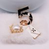Celebrity Designer Jewelry Brooch Pins,Brooches with Imitation Pearl for Women Fashion