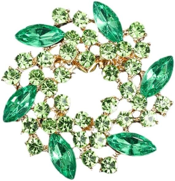 510dDcrAnEL._AC_SL1000 Colorful Rhinestone Crystal Sunflower Brooch Pin for Women Dress Hat Decoration