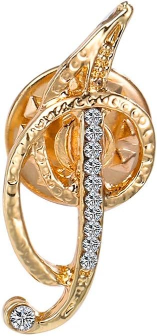 Initial Letter Brooch Pin Small Lapel Pin Tie Tack Name Personalized Gifts for Women Men Gold A-Z