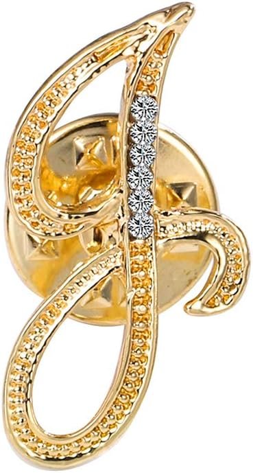 Initial Letter Brooch Pin Small Lapel Pin Tie Tack Name Personalized Gifts for Women Men Gold A-Z