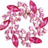 51suCavifbL._AC_SL1000 Colorful Rhinestone Crystal Sunflower Brooch Pin for Women Dress Hat Decoration