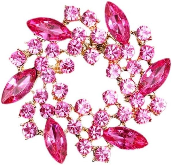 51suCavifbL._AC_SL1000 Colorful Rhinestone Crystal Sunflower Brooch Pin for Women Dress Hat Decoration
