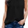 Womens Casual Sleeveless Shirts Halter Neck Leopard Print Tank Top and Blouses