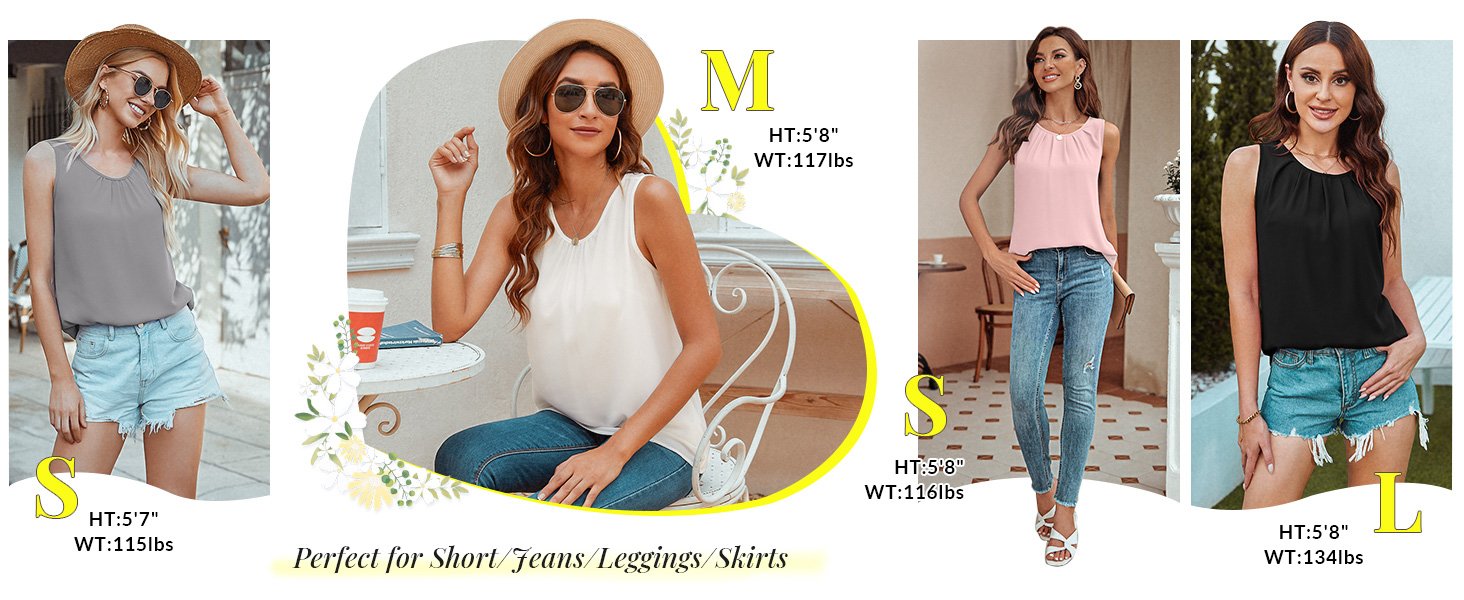 Sleeveless Blouses