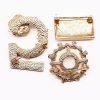 Celebrity Designer Jewelry Brooch Pins,Brooches with Imitation Pearl for Women Fashion