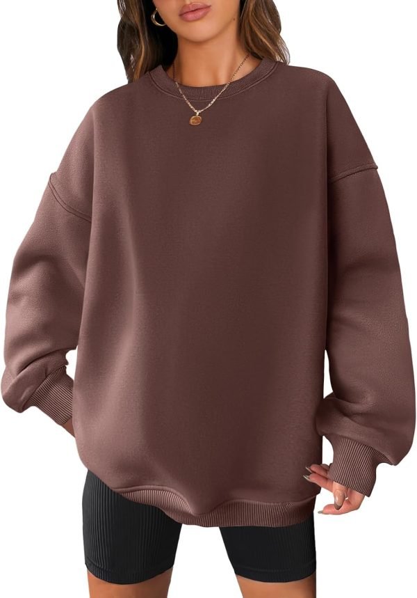 616JVHaMCbL._AC_SL1500 Women Oversized Sweatshirts Hoodies Fleece Crewneck Pullover Top Casual Fall Outfits Preppy Clothes Teen Girls 2024
