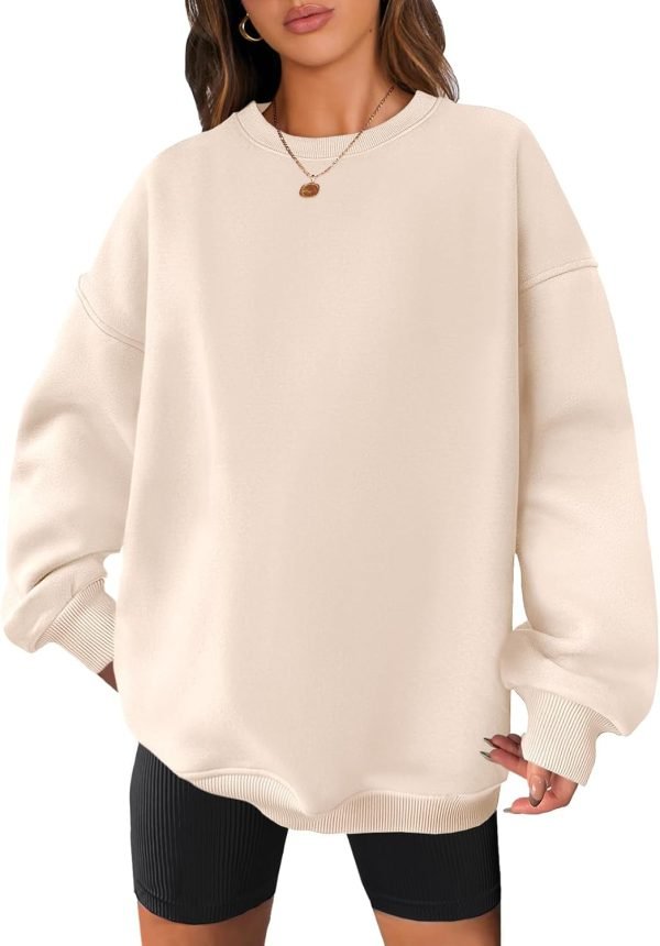 616mc8wbGSL._AC_SL1500 Women Oversized Sweatshirts Hoodies Fleece Crewneck Pullover Top Casual Fall Outfits Preppy Clothes Teen Girls 2024