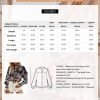 61Ad1pYN-CL._AC Women's Casual V Neck Allover Floral Print Long Sleeve Chiffon Button Down Blouses Bohemian Top Shirts