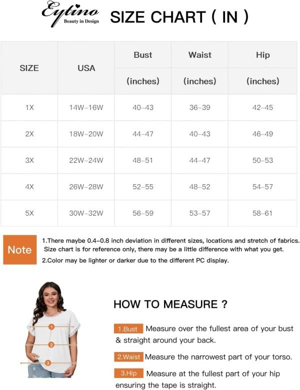 61FbsR_r-8L._AC_SL1500 Women Plus Size Tops Crewneck Short Sleeve Lace Crochet Loose Casual Summer Blouses Shirts(1X-5X)