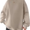 61SIMiNh87L._AC_SL1500 Women Oversized Sweatshirts Hoodies Fleece Crewneck Pullover Top Casual Fall Outfits Preppy Clothes Teen Girls 2024