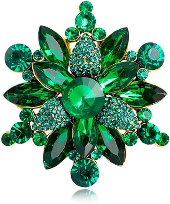 61Z080639HL._AC_SL1000 Colorful Rhinestone Crystal Sunflower Brooch Pin for Women Dress Hat Decoration