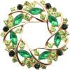 61bAbu_eJtL._AC_SL1000 Colorful Rhinestone Crystal Sunflower Brooch Pin for Women Dress Hat Decoration