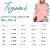 Plus Size T Shirt for Women Long Sleeve Raglan Tops Tee Shirts Color Block Top Leopard Plaid Print XL-5XL 14W-28W