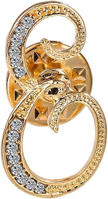 Initial Letter Brooch Pin Small Lapel Pin Tie Tack Name Personalized Gifts for Women Men Gold A-Z