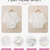 61l3lI8re1L._AC_SL1309 Womens Blouses and Tops Short Sleeve Chiffon Shirts and Tops