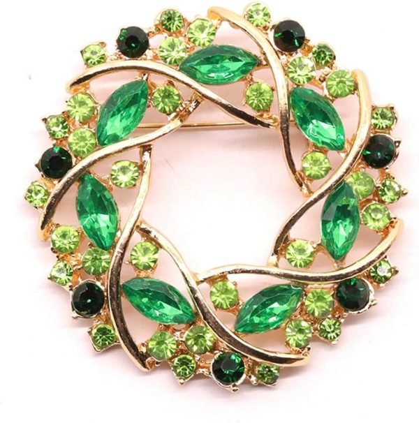 61qaN76xELL._AC_SL1000 Colorful Rhinestone Crystal Sunflower Brooch Pin for Women Dress Hat Decoration