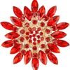 61rKDuTjrWL._AC_SL1000 Colorful Rhinestone Crystal Sunflower Brooch Pin for Women Dress Hat Decoration