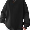 61tPMRxY5wL._AC_SL1500 Women Oversized Sweatshirts Hoodies Fleece Crewneck Pullover Top Casual Fall Outfits Preppy Clothes Teen Girls 2024