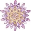61wAhlfXBuL._AC_SL1000 Colorful Rhinestone Crystal Sunflower Brooch Pin for Women Dress Hat Decoration