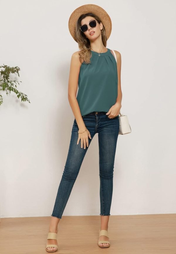 61y-GkZ7GxL._AC_SL1500 Sequin Halter Tops for Women Sleeveless Dressy Sparkle Tank Camisole Tops Party Club Cocktail Vest Shirt