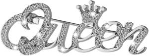 Queen Crown Brooch Pins for Women Girls