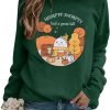 Had A Great Fall Sweatshirt Woman Pumpkin Coffee shirt Funny Autumn Top Thanksgiving Halloween Long Sleeve Tops