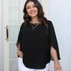 717wr5mBQFL._AC_SL1500 Women Summer Batwing Sleeve Chiffon Tunic Tops Dressy Scoop Neck Casual Loose Flowy Shirts