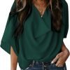 719sVwxXP3L._AC_SL1500 Womens Blouses and Tops Short Sleeve Chiffon Shirts and Tops