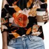 Womens Tops Dressy Casual Pleated Crew Neck Long Sleeve Shirts Office Work Chiffon Blouses