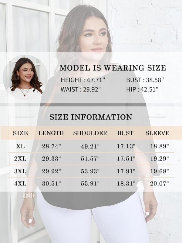 71DbR5TlUHL._AC_SL1500 Women Summer Batwing Sleeve Chiffon Tunic Tops Dressy Scoop Neck Casual Loose Flowy Shirts