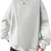71HcKTPlHlL._AC_SL1500 Women Oversized Sweatshirts Hoodies Fleece Crewneck Pullover Top Casual Fall Outfits Preppy Clothes Teen Girls 2024