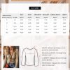 Long Sleeve Tops for Women Spring Fall 2024 Womens V Neck Sexy T Shirts for Women Fitted Shirts Tight Basic Tee