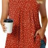 Women's Dressy Chiffon Blouses Crew Neck Sleeveless Tunic Tops Office Cute Work Shirts 2024 Summer Casual Tank Tops