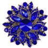 Vintage Women's Austrian Crystal Elegant Flower Brooch Wedding Broach Pin