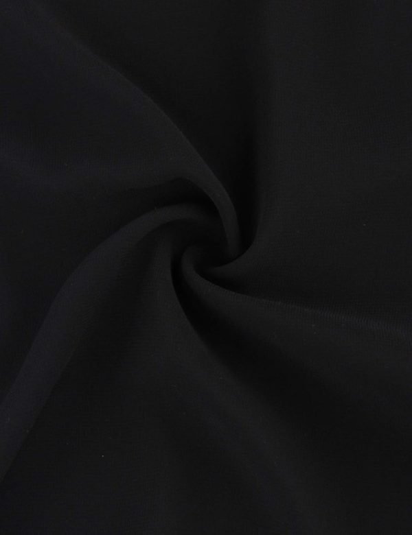 Women's Lightweight Flowy Shirt Double-Layered Printed Chiffon Poncho Blouse Top