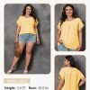 71mO7xnUXbL._AC_SL1500 Women Plus Size Tops Crewneck Short Sleeve Lace Crochet Loose Casual Summer Blouses Shirts(1X-5X)