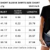 Short Sleeve Blouses for Women 2024 Summer Western Chiffon Shirts Dressy Casual Pearl Tops