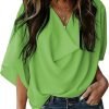 71qppr2rU7L._AC_SL1500 Womens Blouses and Tops Short Sleeve Chiffon Shirts and Tops