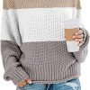Womens 2024 Winter Fall Solid Turtleneck High Neck Balloon Long Sleeve Sweaters Pullover Outerwear