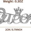 Queen Crown Brooch Pins for Women Girls