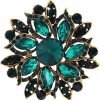 Vintage Women's Austrian Crystal Elegant Flower Brooch Wedding Broach Pin