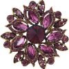 Vintage Women's Austrian Crystal Elegant Flower Brooch Wedding Broach Pin