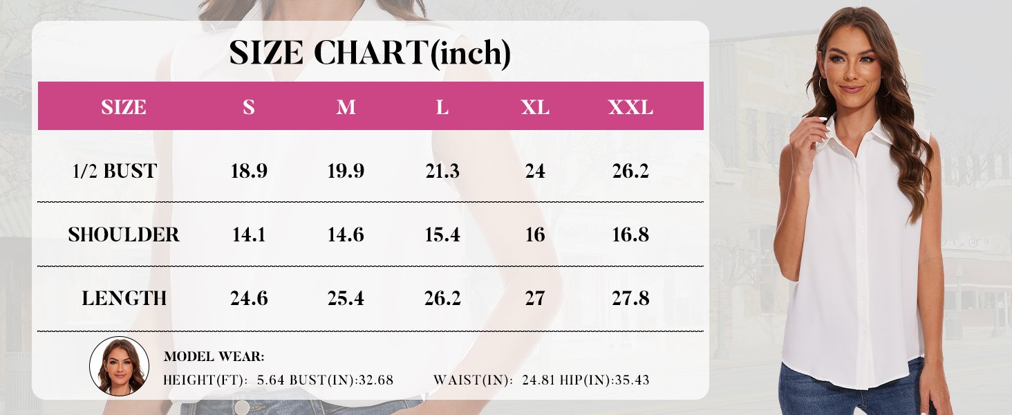 women sleeveless shirt