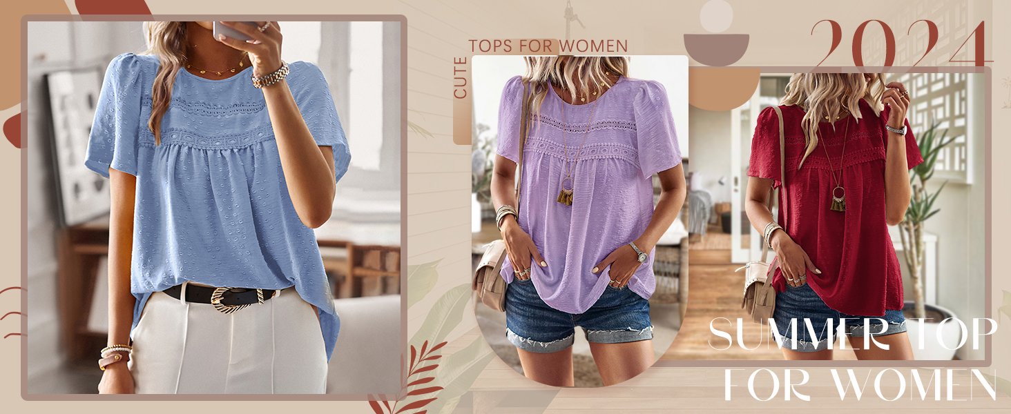 Womens Boho Tops and Blouses